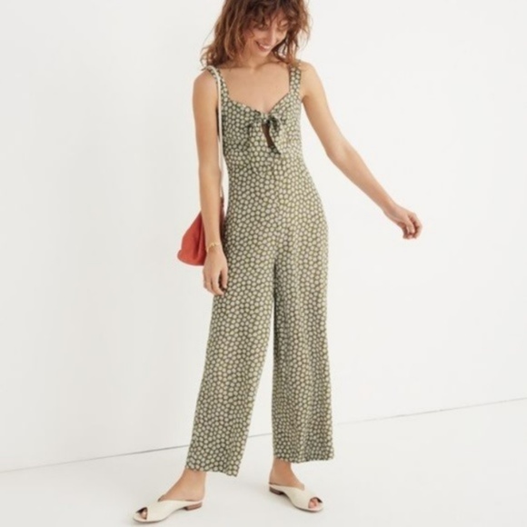 Madewell Plumeria Cutout Jumpsuit Mini Daisy - Picture 2 of 4